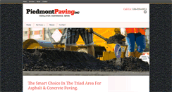 Desktop Screenshot of piedmontpavinginc.com